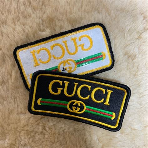 Gucci patches for men